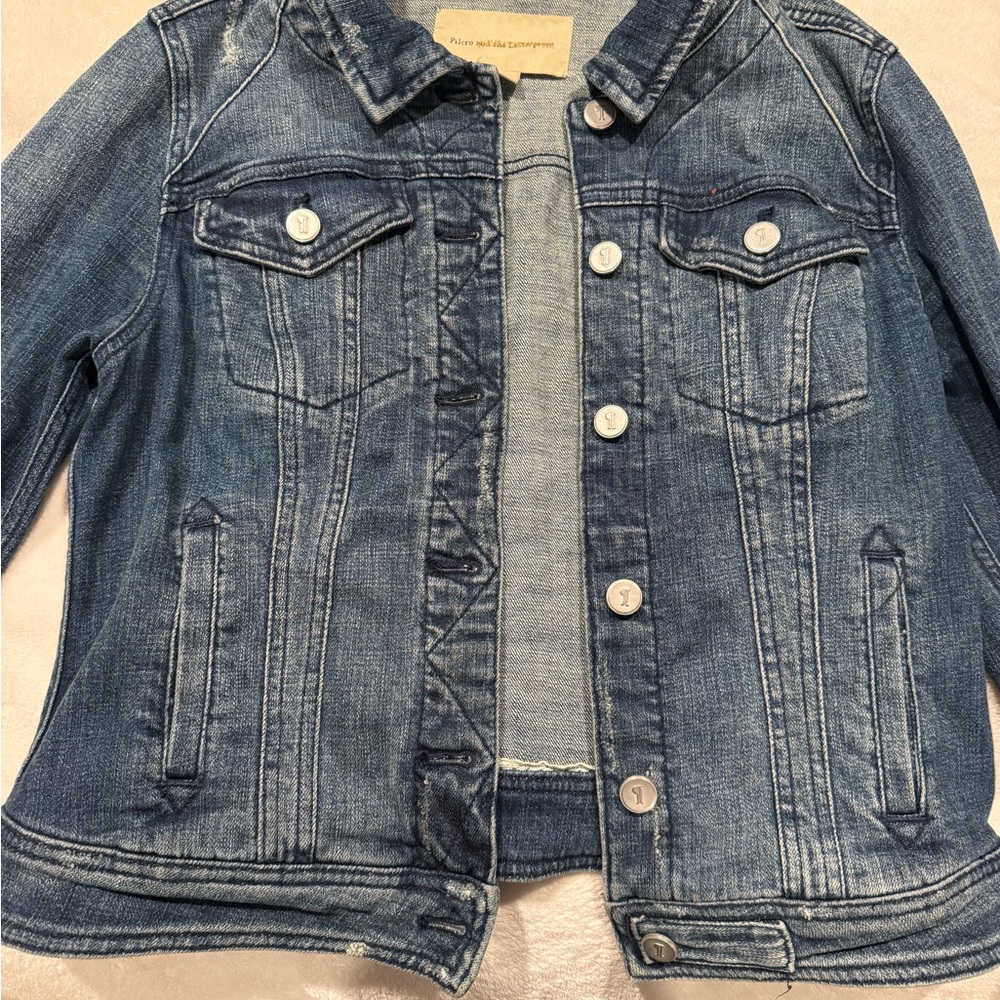 Pilcro and the Letterpress Classic Blue Jean Jacket